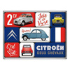 Magnes zestaw 9 szt Citroen 2CV C`est
